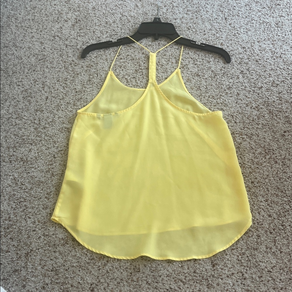 H&M Yellow light weight spaghetti strap Camisole tank Top - Picture 3 of 8